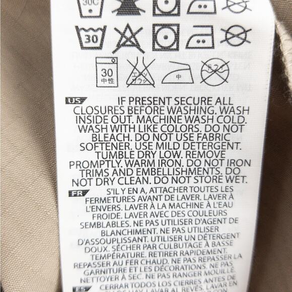 5.11 Tactical Shirt Men’s Large Tan Canvas Ripstop Relaxed Fit Utility Workwear - Picture 11 of 15